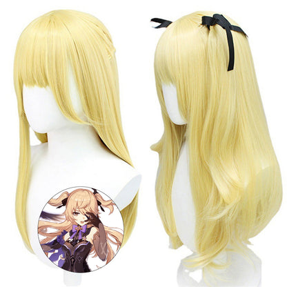 原神 フィッシュル ウィッグ Genshin Impact Fischl Cosplay Wig