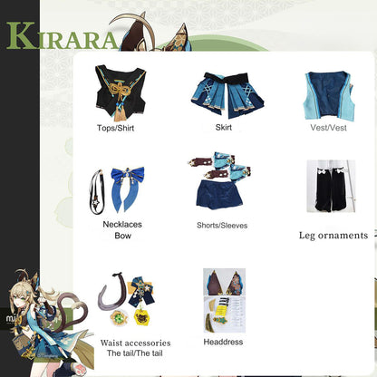 原神 綺良々 衣装セット Genshin Impact Kirara Costume