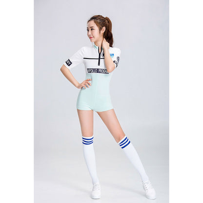 Twice風 グループチアリーディング衣装 バー パフォーマンス服 チアコスチューム ダンスパフォーマンス