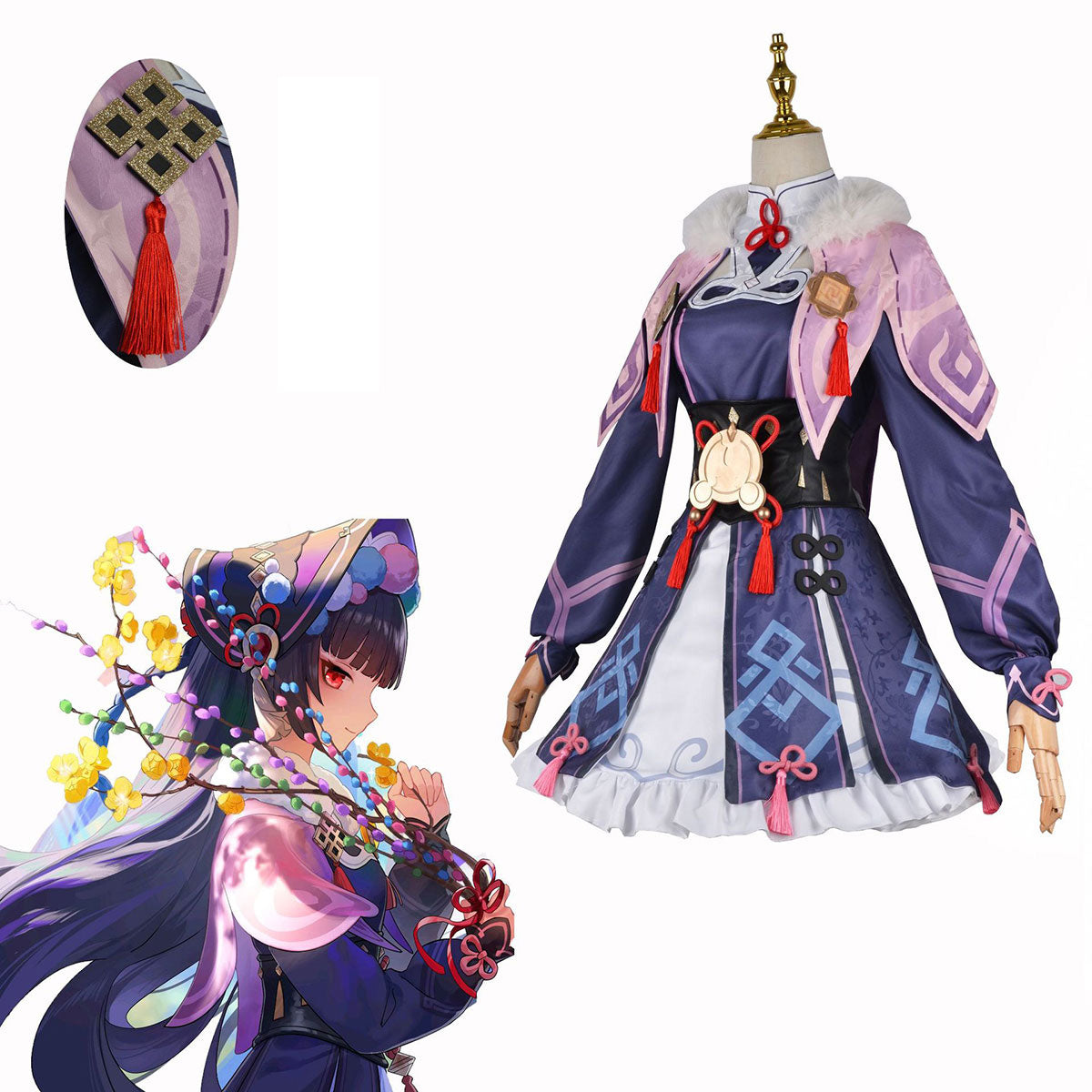 原神 雲菫 衣装セット Genshin Impact Yun Jin Costume