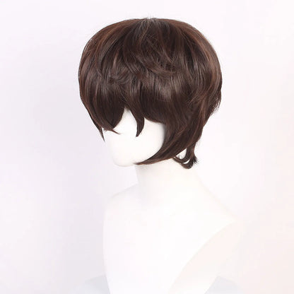 Bungo Stray Dogs Dazai Osamu Wig Cosplay Costume Props Wig Japan Anime