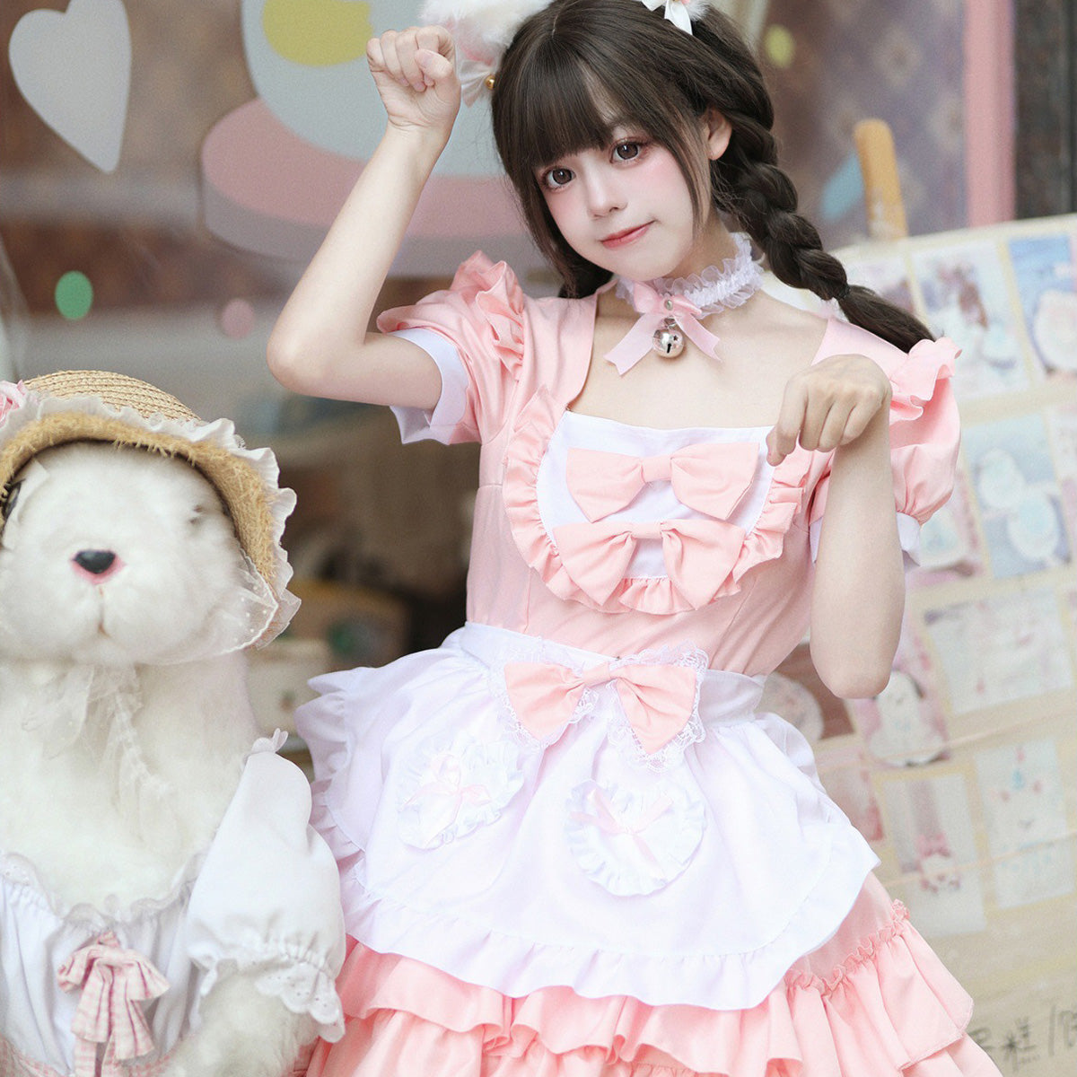 メイド服 ソフトガールドレス Maid outfit Soft Girl Dress Costume