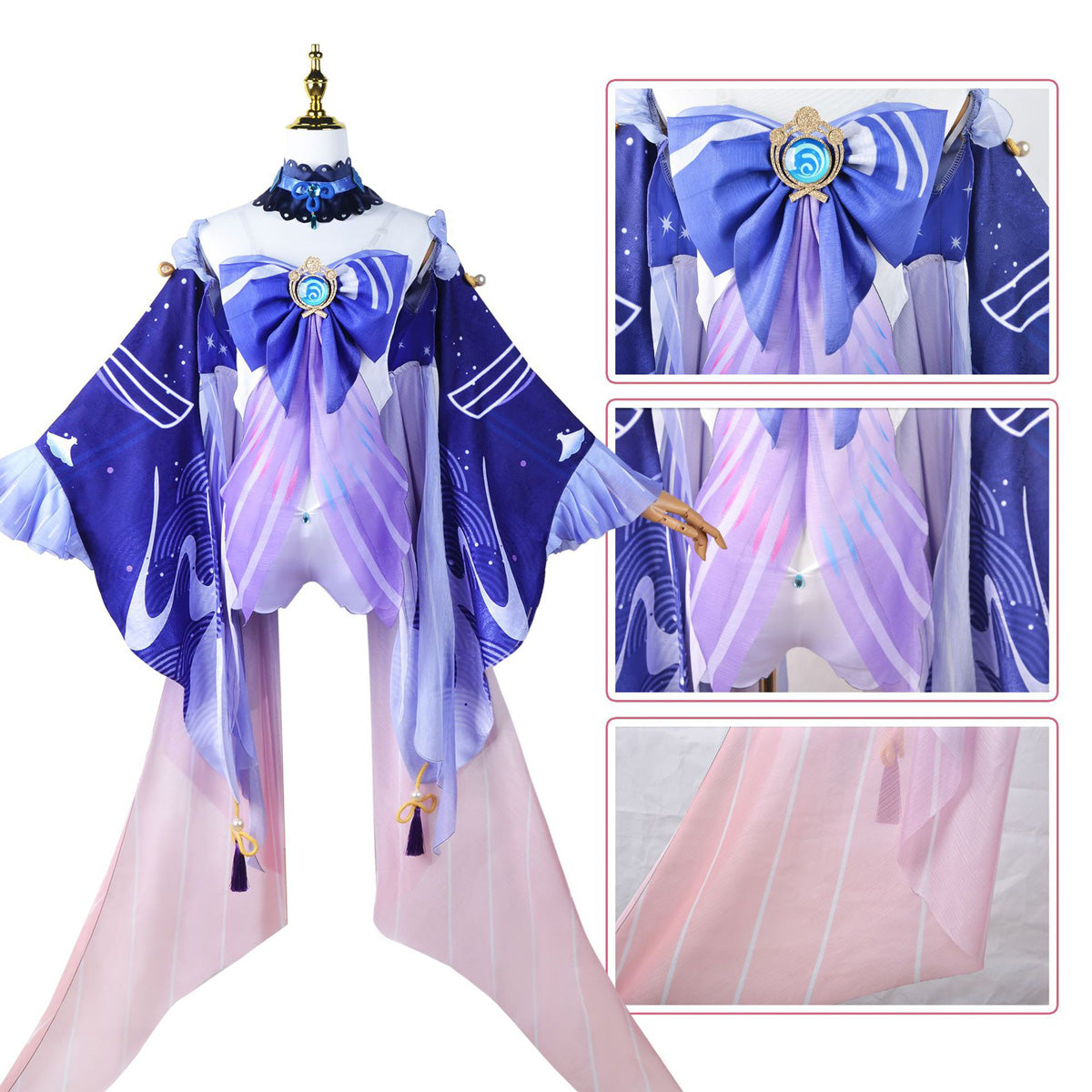 原神 珊瑚宮心海 衣装セット Genshin Impact Sangonomiya Kokomi Costume