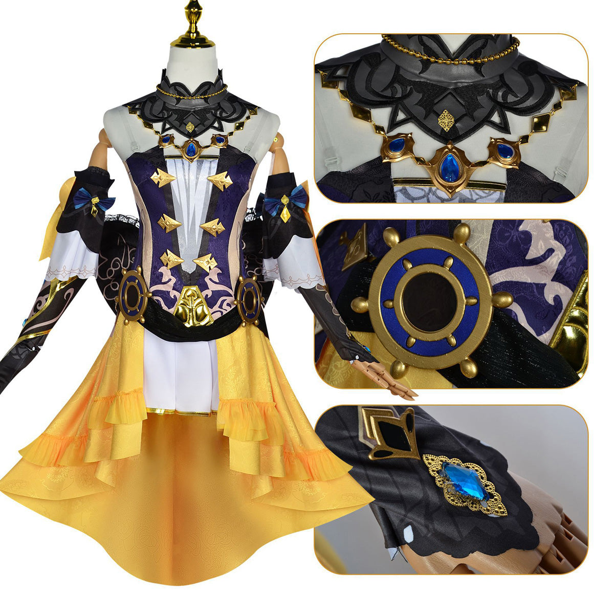 原神 ナヴィア 高品質 衣装セット Genshin Impact Navia High Quality Costume