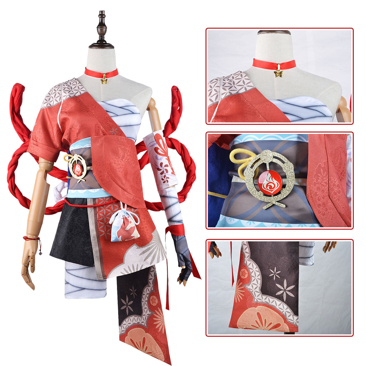 原神 宵宮 衣装セット Genshin Impact Yoimiya Costume