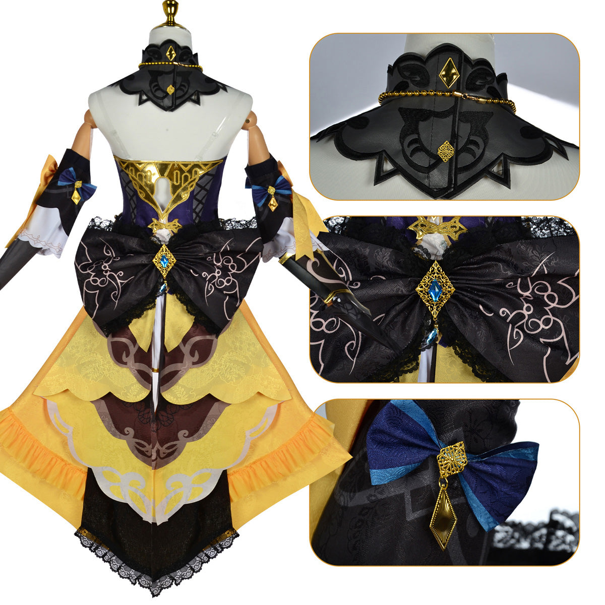 原神 ナヴィア 高品質 衣装セット Genshin Impact Navia High Quality Costume