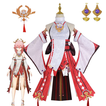 原神 八重神子 衣装セット Genshin Impact Yae Miko Costume