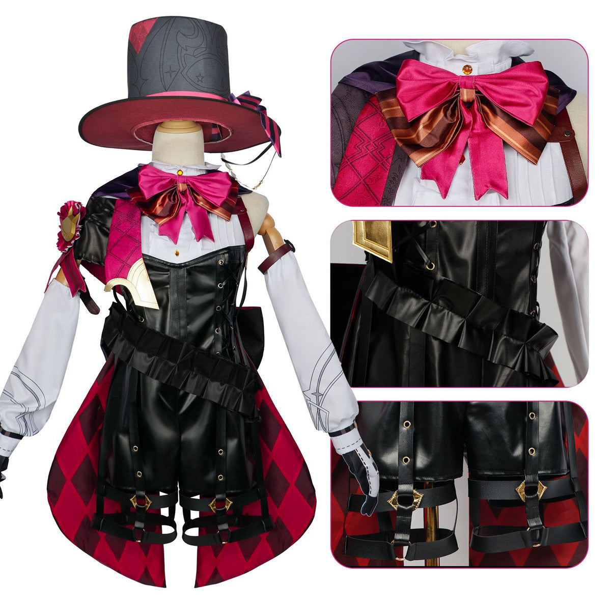 原神 リネ 衣装セット Genshin Impact Lyney Costume