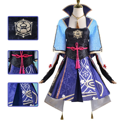 原神 神里綾香 衣装セット Genshin Impact Ayaka Kamisato Costume