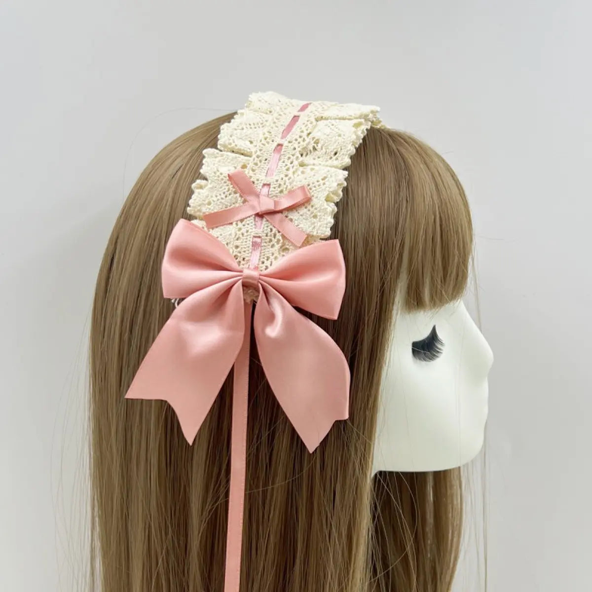 ヘッドドレス ダークゴシックリボン Dark Gothic Ribbon Headdress