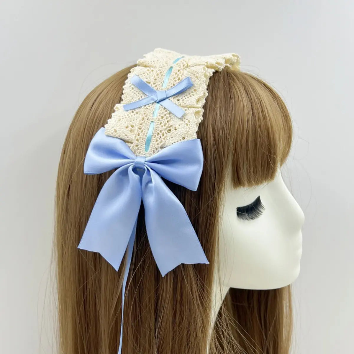 ヘッドドレス ダークゴシックリボン Dark Gothic Ribbon Headdress