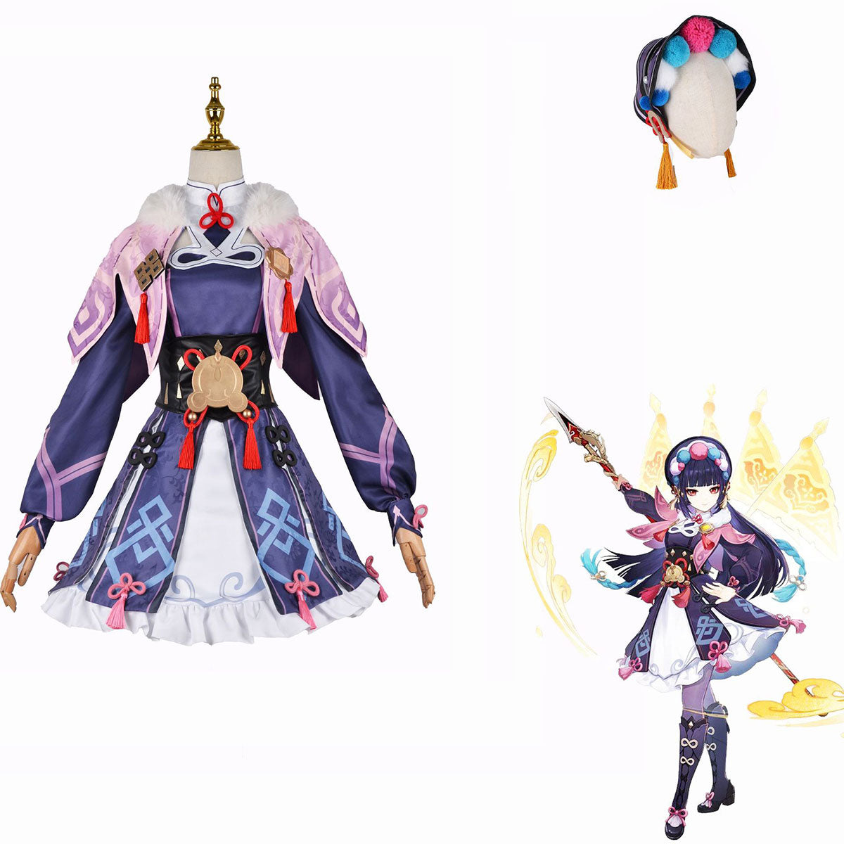 原神 雲菫 衣装セット Genshin Impact Yun Jin Costume