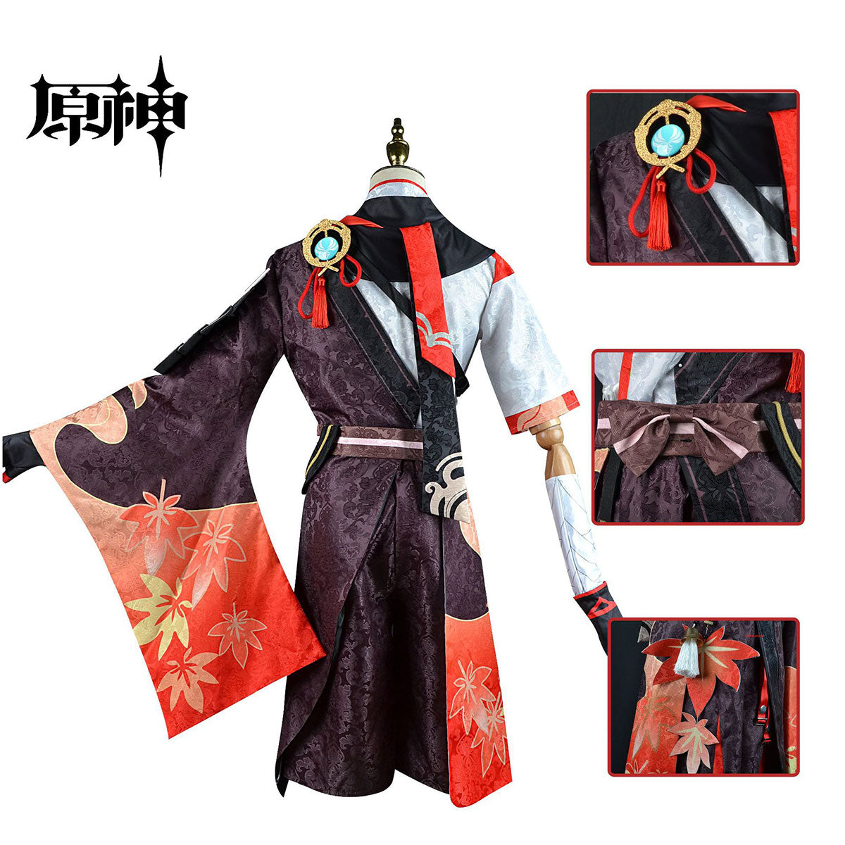 原神 楓原万葉 衣装セット Genshin Impact Kazuha Kaedehara Costume