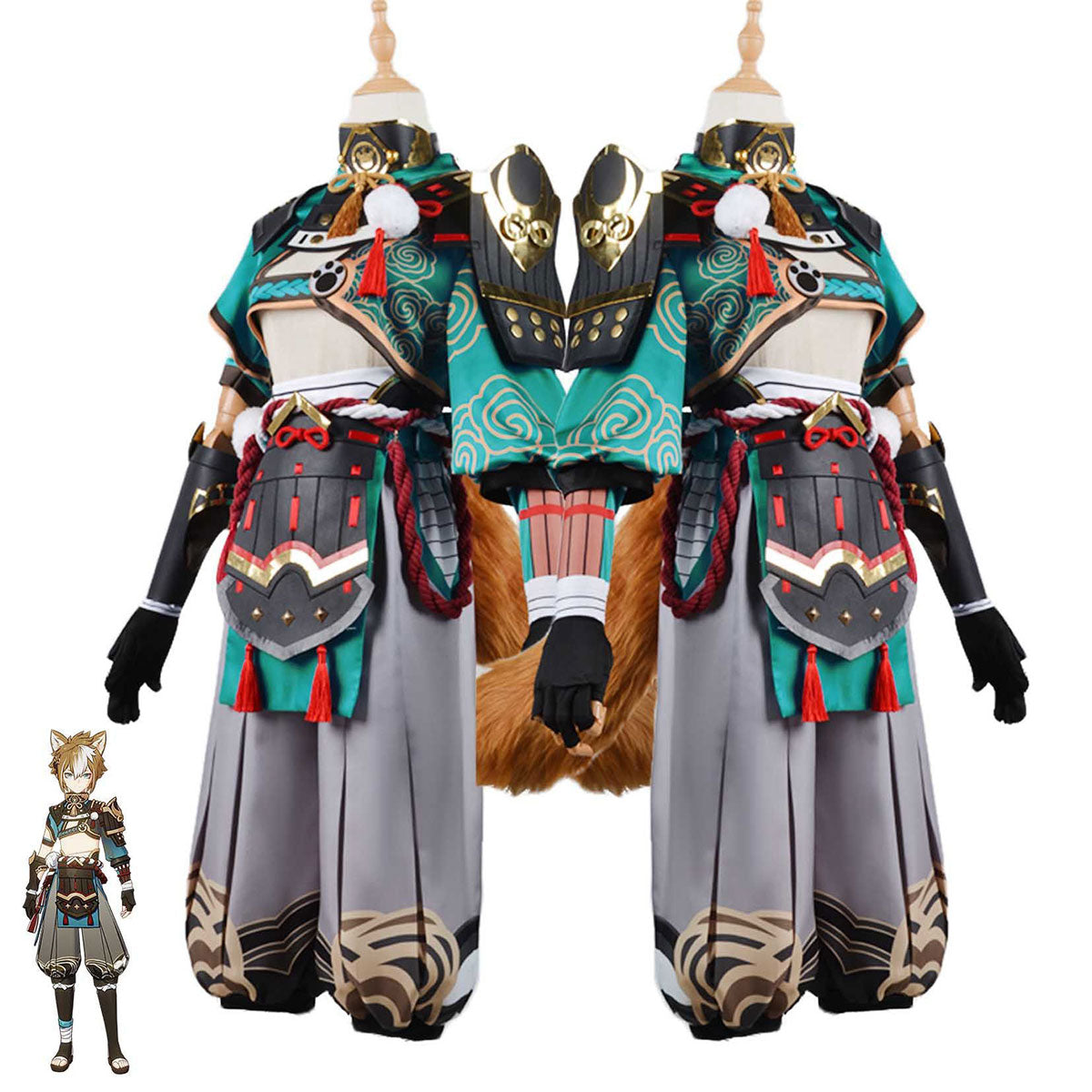 原神 ゴロー 衣装セット Genshin Impact Gorou Costume