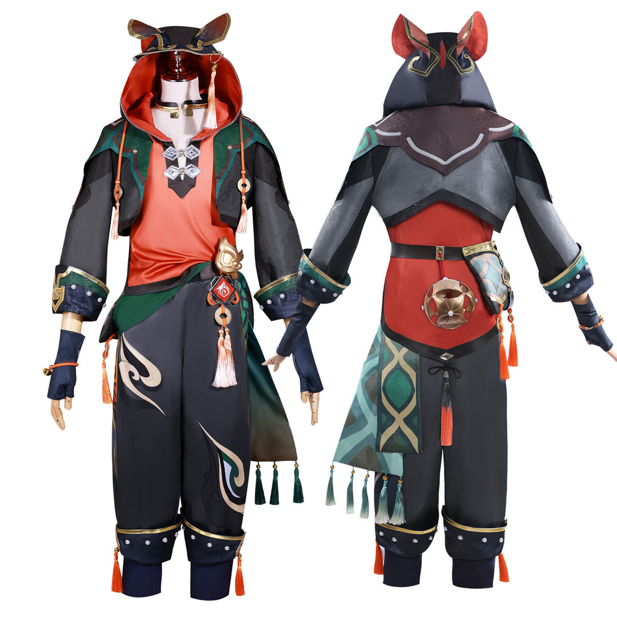 原神 嘉明 衣装セット Genshin Impact Gaming Costume