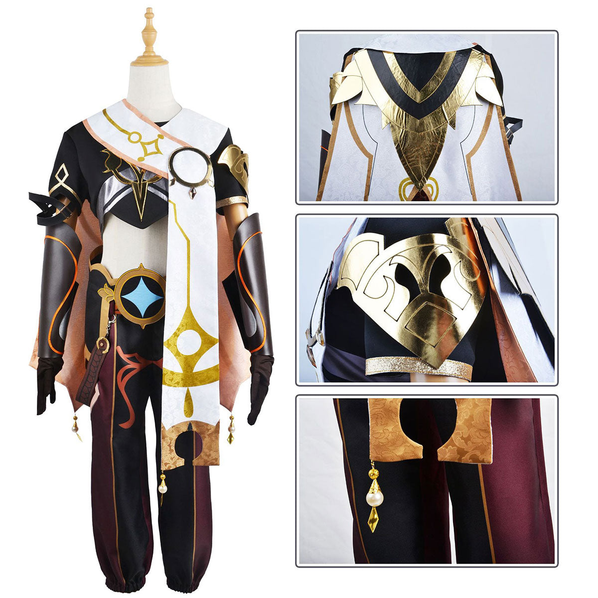 原神 主人公 衣装セット Genshin Impact Traveler Costume