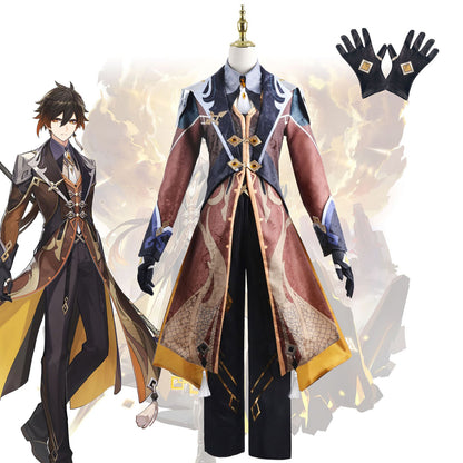 原神 鍾離 衣装セット Genshin Impact Zhongli Costume