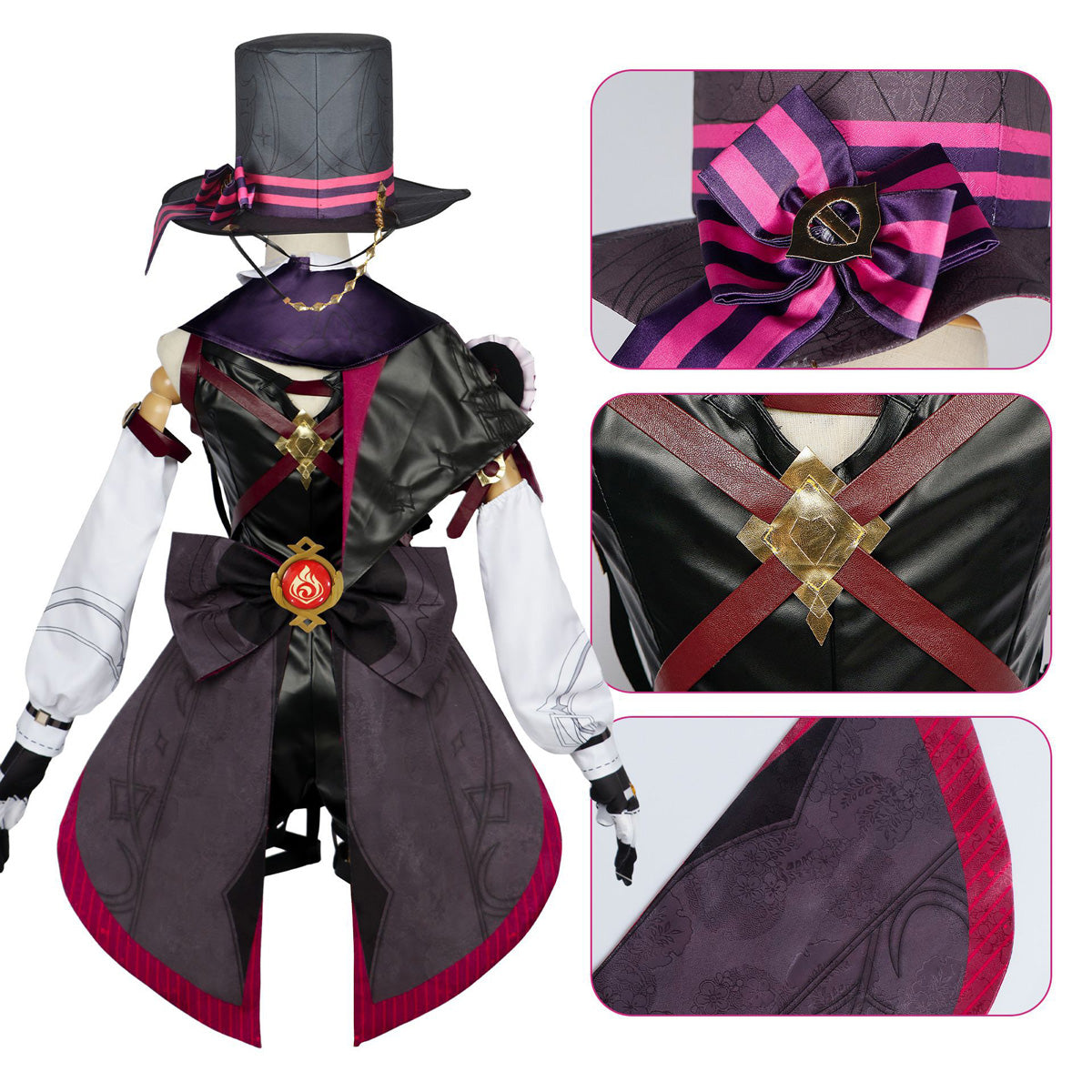 原神 リネ 衣装セット Genshin Impact Lyney Costume