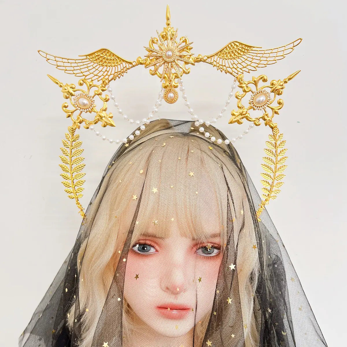 ハロークラウン ゴールデンマドンナ Golden Madonna Halo Crown Tiara