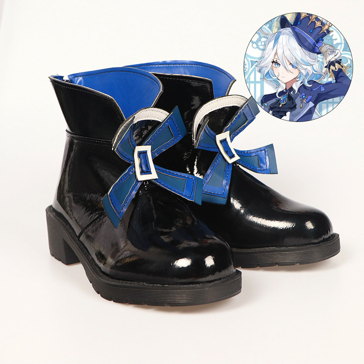 原神 フリーナ 靴 Genshin Impact Furina Cosplay Shoes Boots