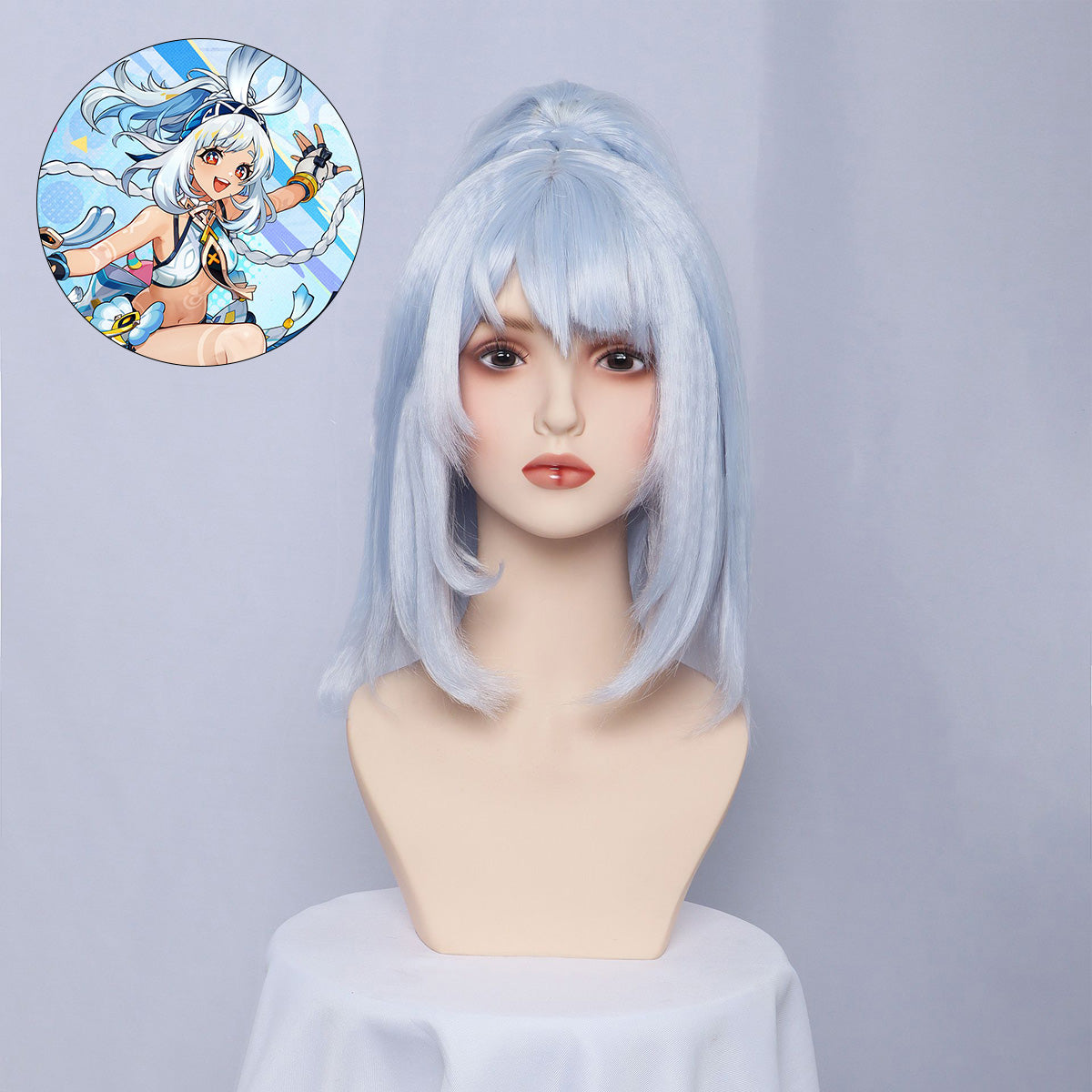 原神 ムアラニ ウィッグ Genshin Impact Mualani Cosplay Wig