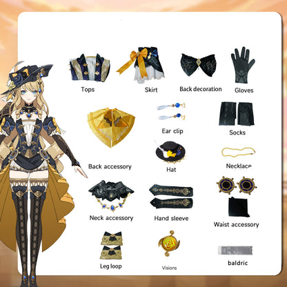 原神 ナヴィア 高品質 衣装セット Genshin Impact Navia High Quality Costume