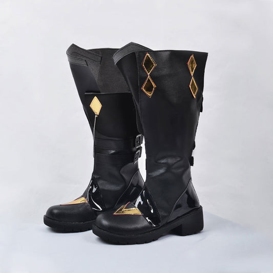 原神 タルタリヤ 靴 Genshin Impact Tartaglia Cosplay Shoes Boots