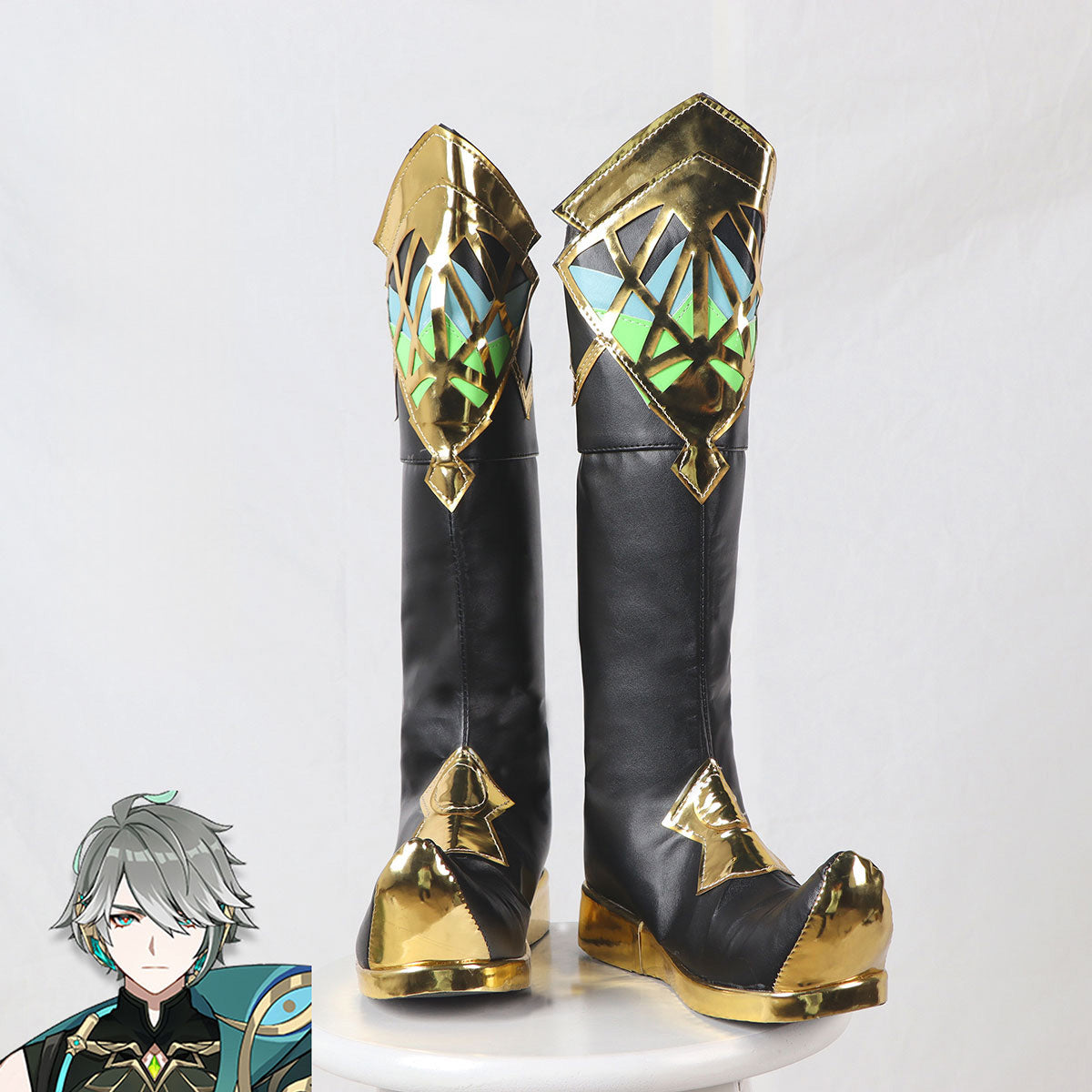 原神 アルハイゼン 靴 Genshin Impact Alhaitham Cosplay Shoes Boots