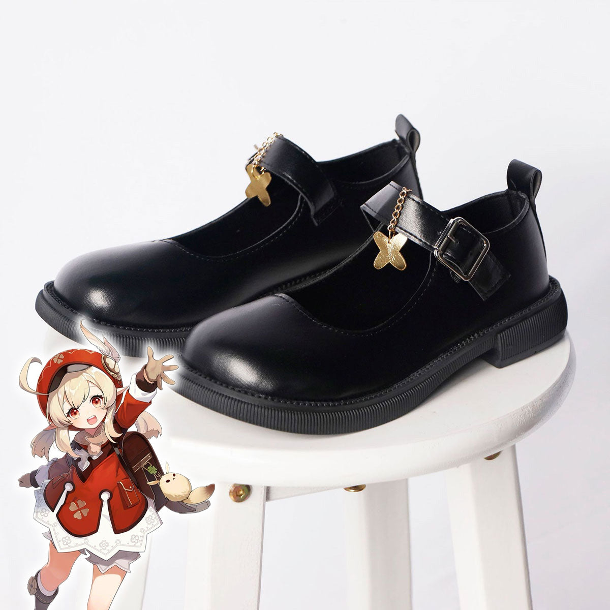 原神 クレー 靴 Genshin Impact Klee Cosplay Shoes Boots