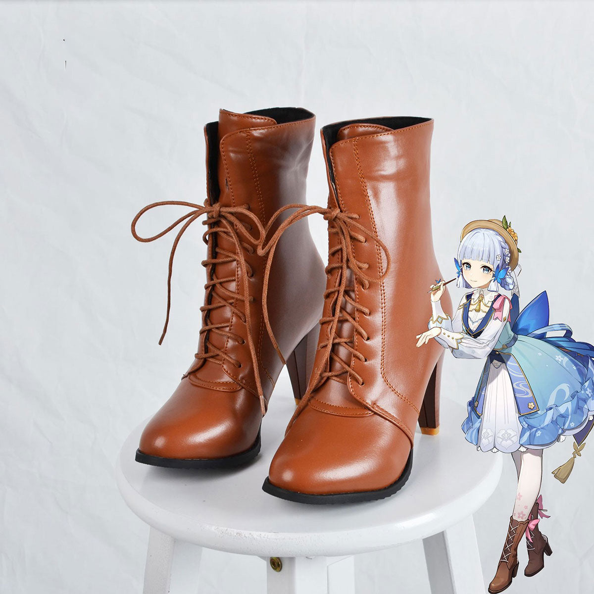 原神 神里綾香 靴 Genshin Impact Ayaka Kamisato Cosplay Shoes Boots