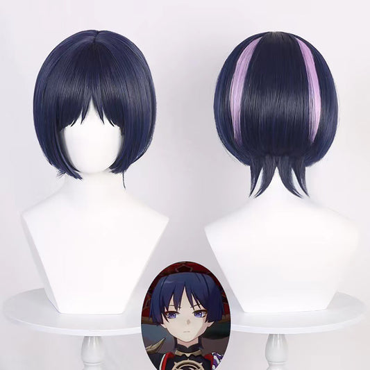 原神 スカラマシュ ウィッグ Genshin Impact Scaramouche Cosplay Wig