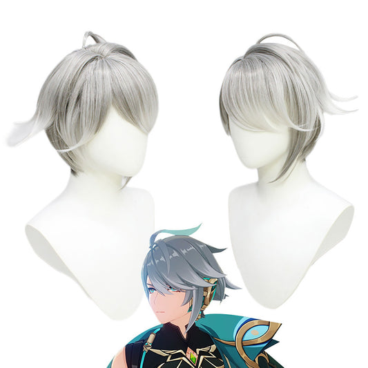 原神 アルハイゼン ウィッグ Genshin Impact Alhaitham Cosplay Wig