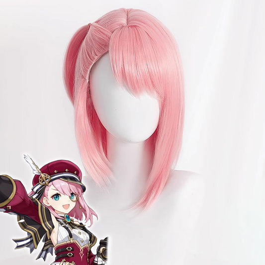 原神 シャルロット ウィッグ Genshin Impact Charlotte Cosplay Wig